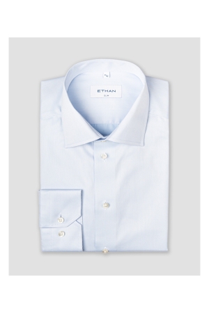 Camasa slim fit bleu deschis