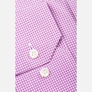 Camasa slim fit microcarouri roz